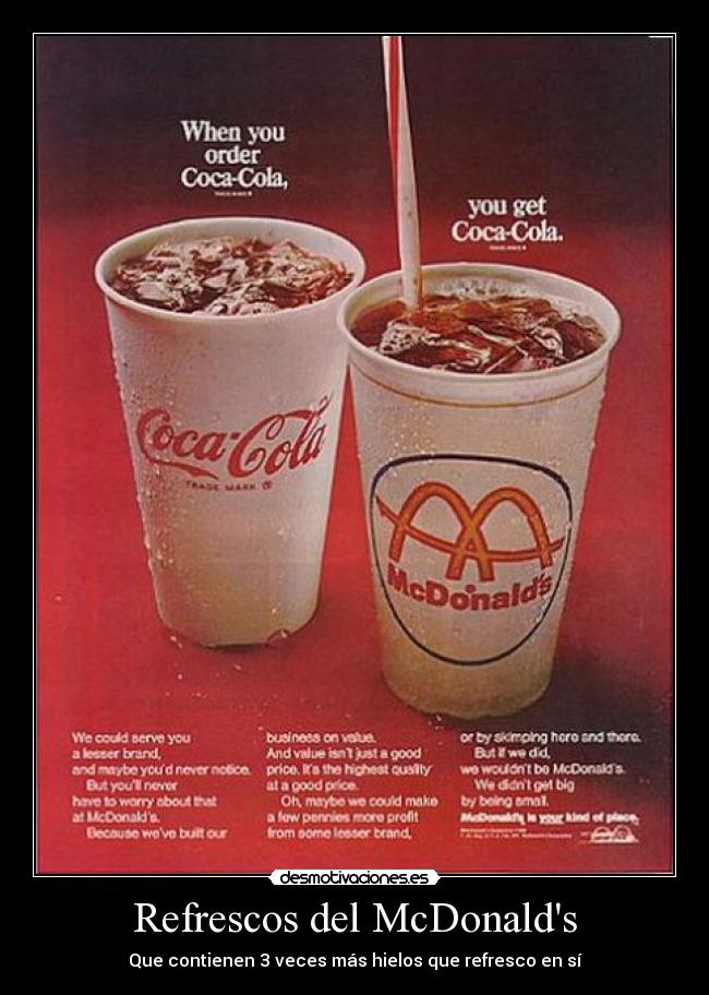 carteles refrescos desmotivaciones