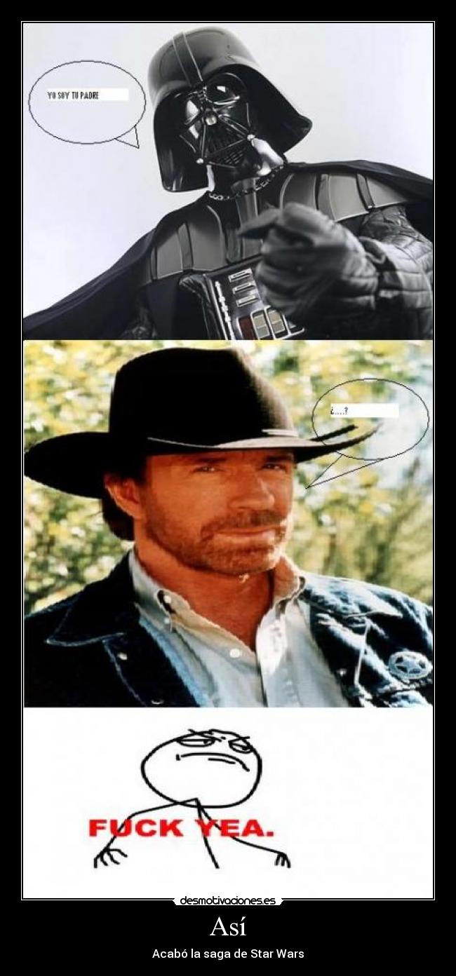 Así - Acabó la saga de Star Wars