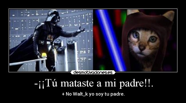 -¡¡Tú mataste a mi padre!!. - 