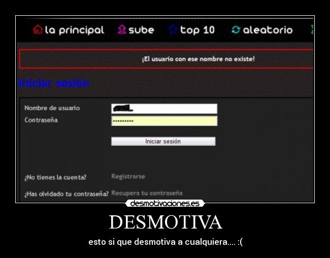 DESMOTIVA -