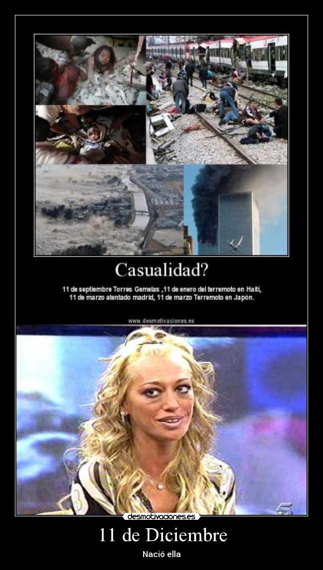 11 de Diciembre - Nació ella