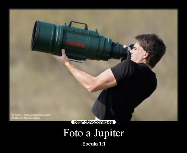 Foto a Jupiter - Escala 1:1