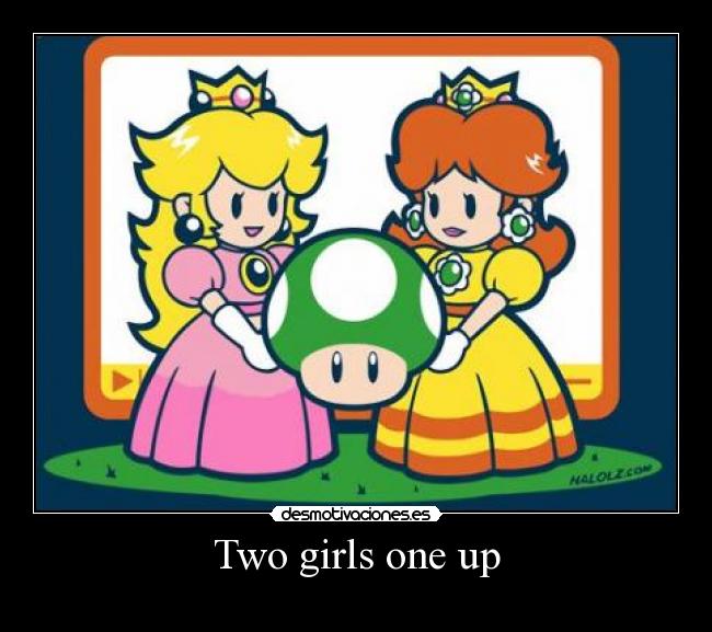 Two girls one up - 