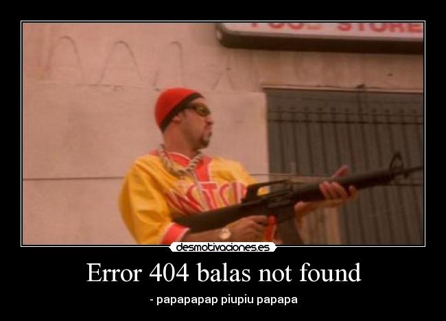 Error 404 balas not found - 