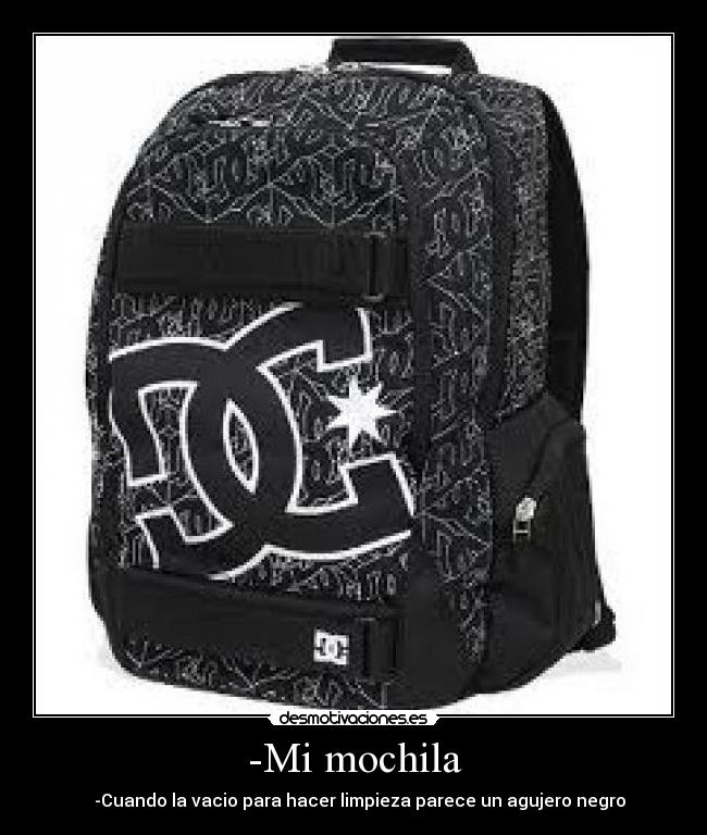 -Mi mochila -