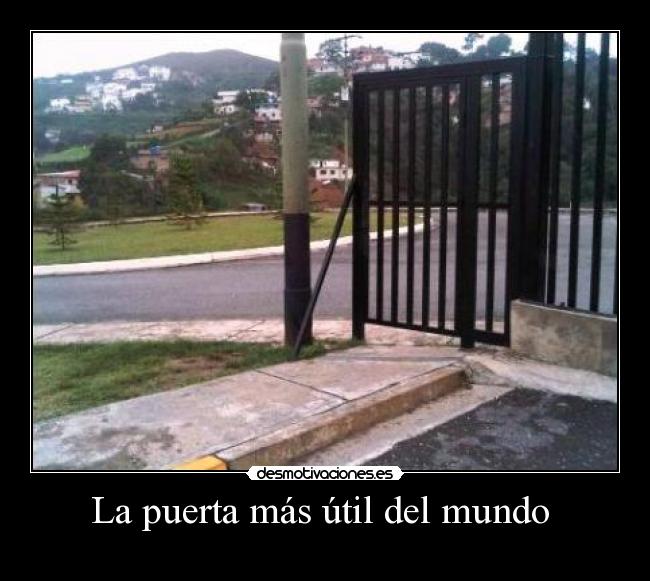 La puerta más útil del mundo -