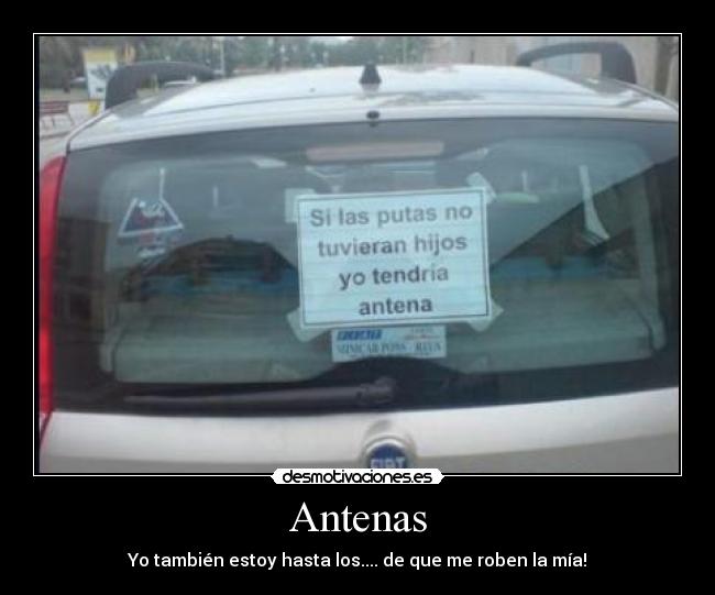 carteles codhe antena robar desmotivaciones