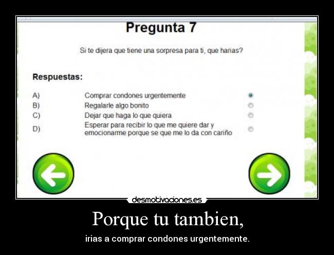 Porque tu tambien, - 