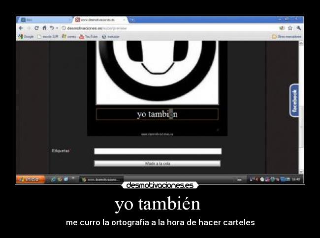 yo también -