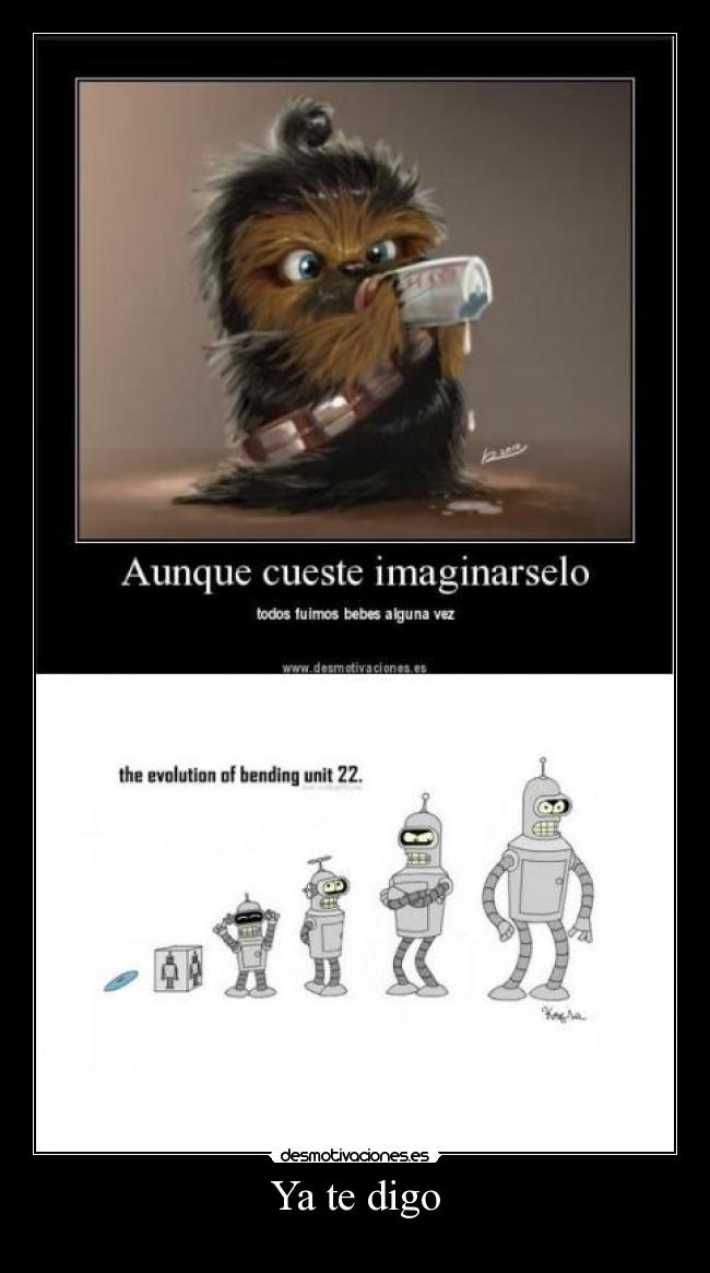 carteles comparacion con otro cartel bender sus distintas edades desmotivaciones