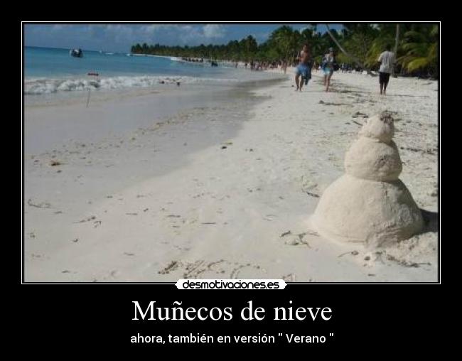 Muñecos de nieve -