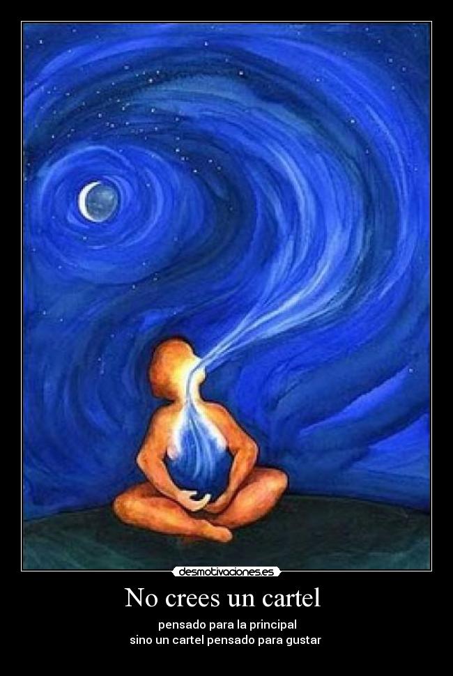 No crees un cartel  - 
