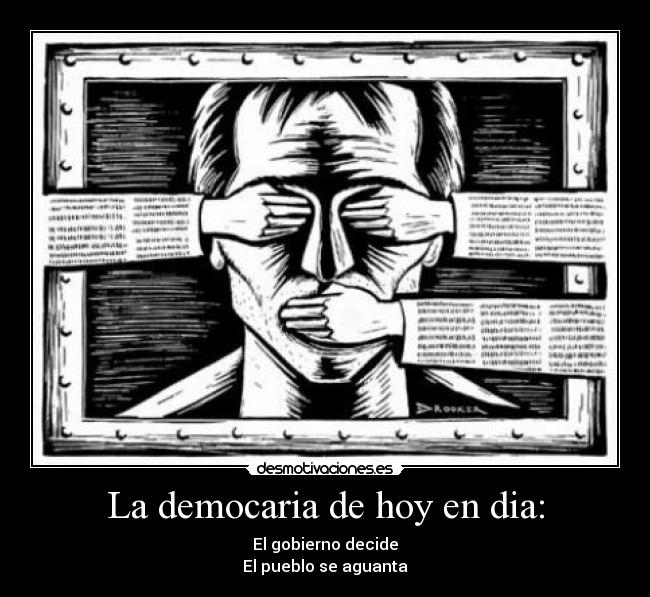 carteles democracia desmotivaciones