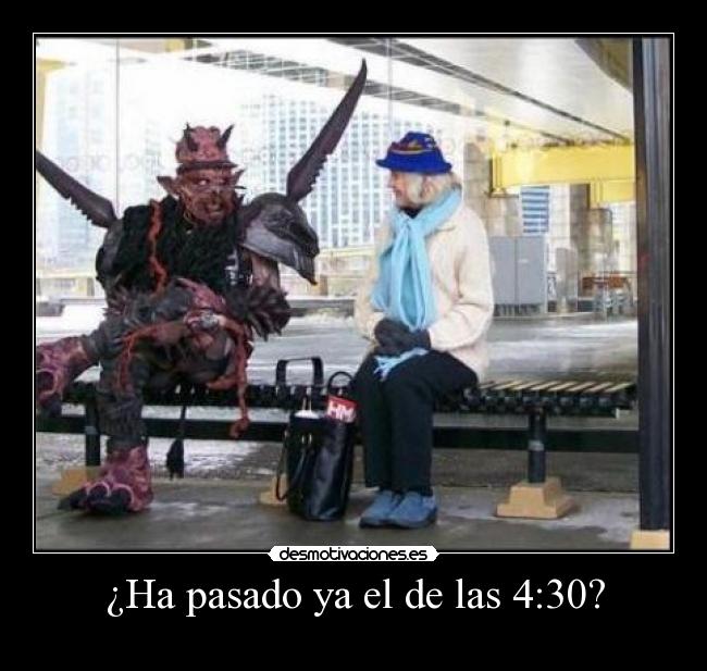 carteles pasado autobus desmotivaciones