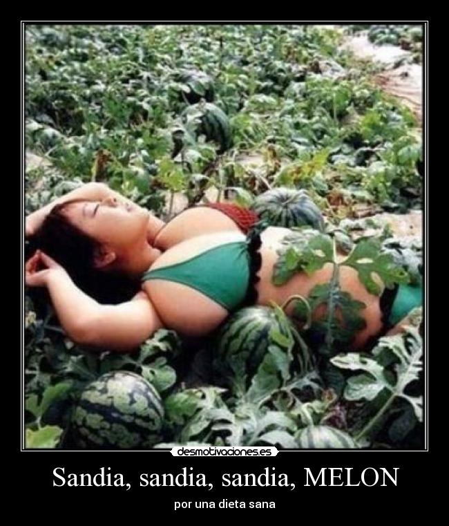 Sandia, sandia, sandia, MELON - 