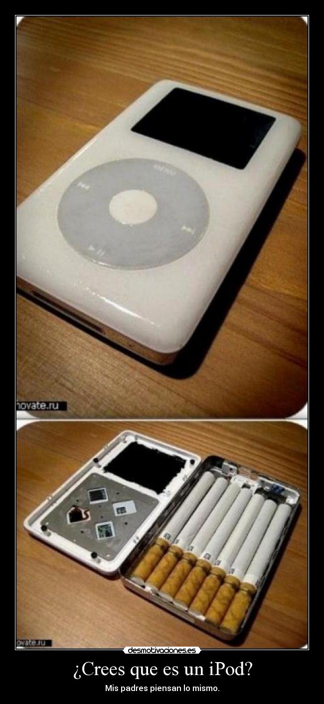 ¿Crees que es un iPod? -