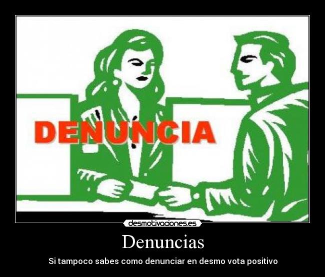 Denuncias -