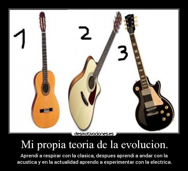 Mi propia teoria de la evolucion. - 