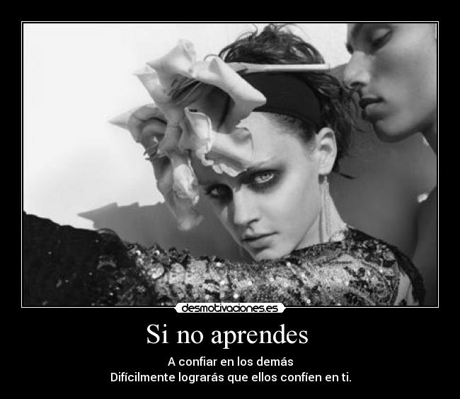 Si no aprendes -