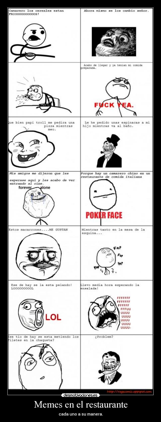 carteles memes malo restaurante desmotivaciones