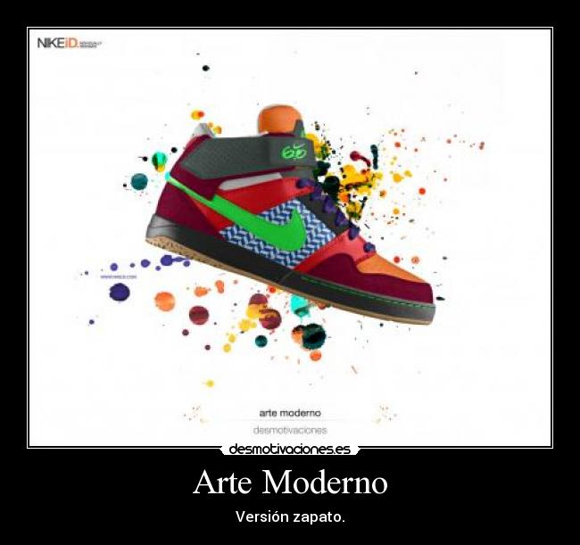 carteles arte zapato desmotivaciones