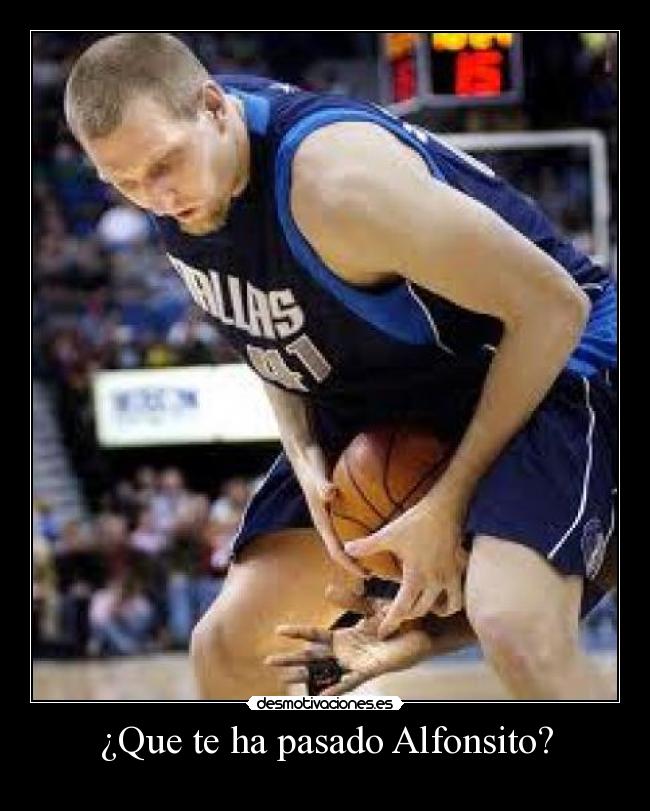 ¿Que te ha pasado Alfonsito? - 