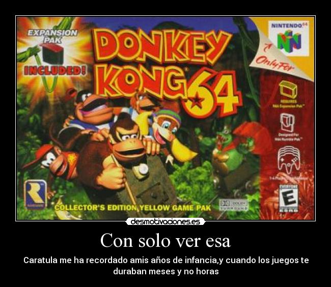 Con solo ver esa - Caratula me ha recordado amis años de infancia,y cuando los juegos te
duraban meses y no horas