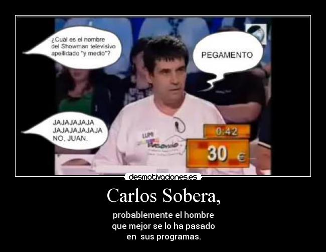 Carlos Sobera, -
