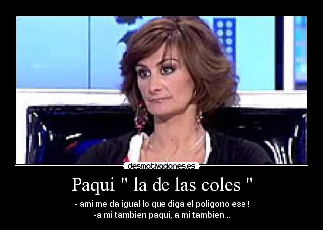 Paqui  la de las coles  - 