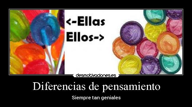 Diferencias de pensamiento - 