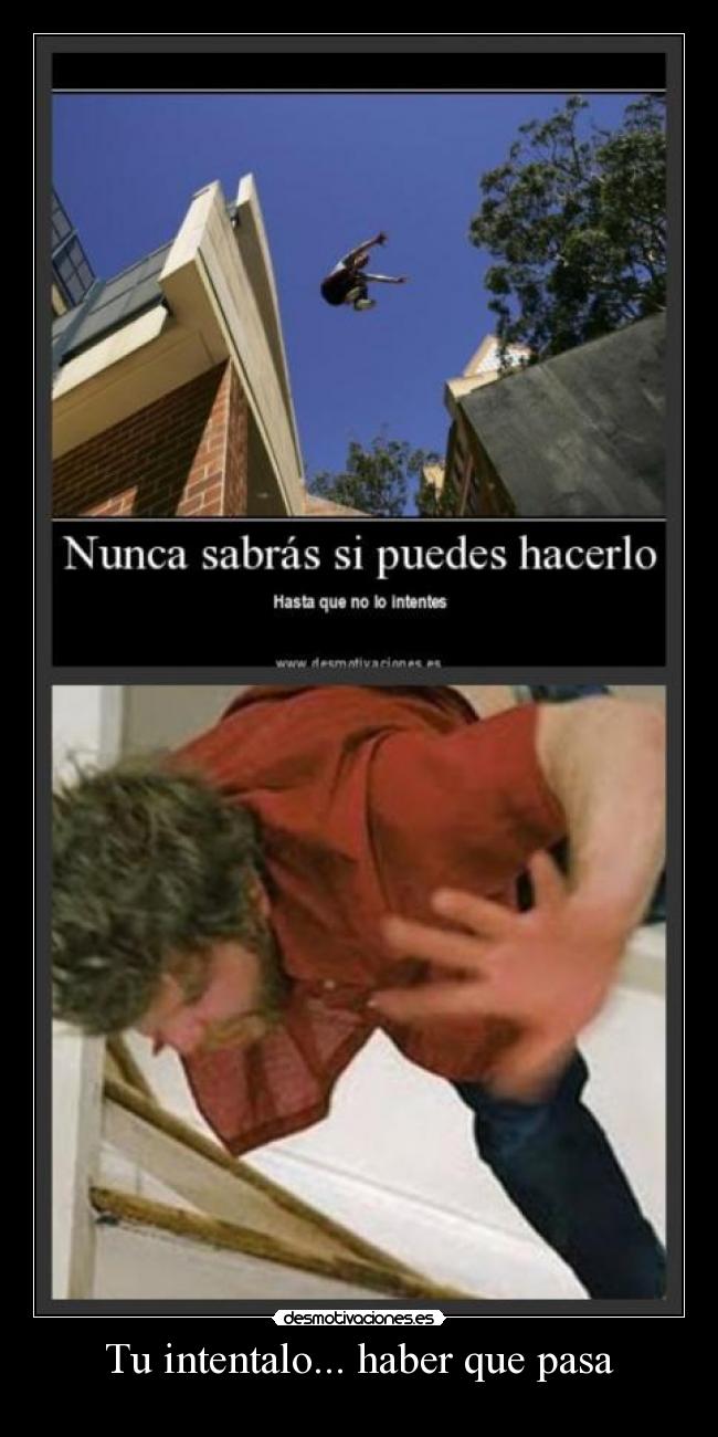 Tu intentalo... haber que pasa - 