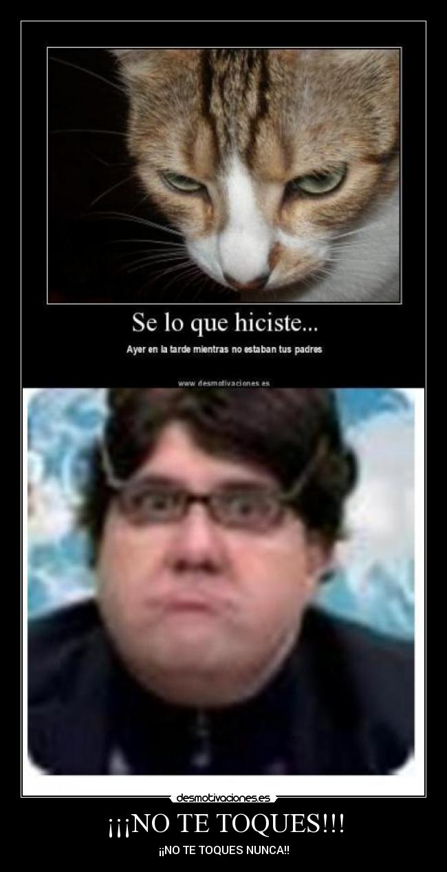 ¡¡¡NO TE TOQUES!!! -