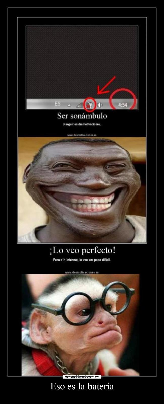 Eso es la batería -