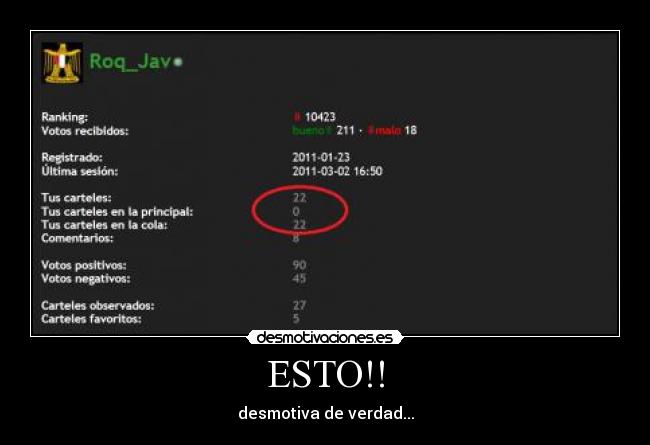 ESTO!! - desmotiva de verdad...