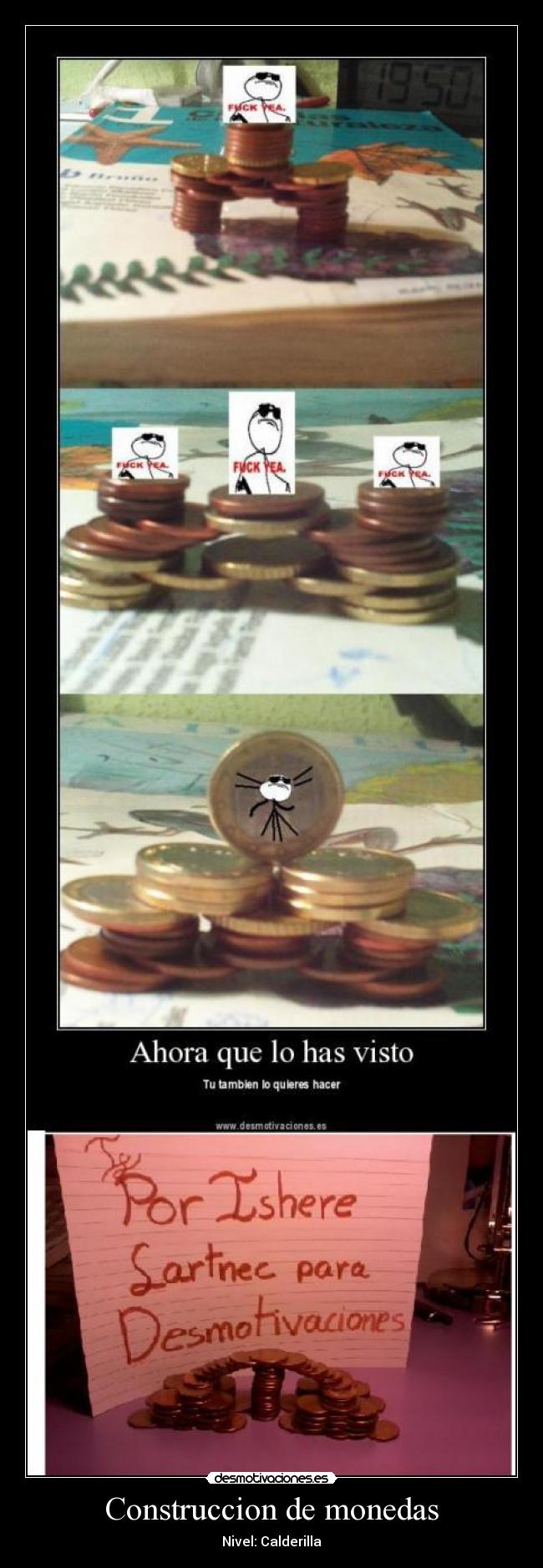 Construccion de monedas - Nivel: Calderilla