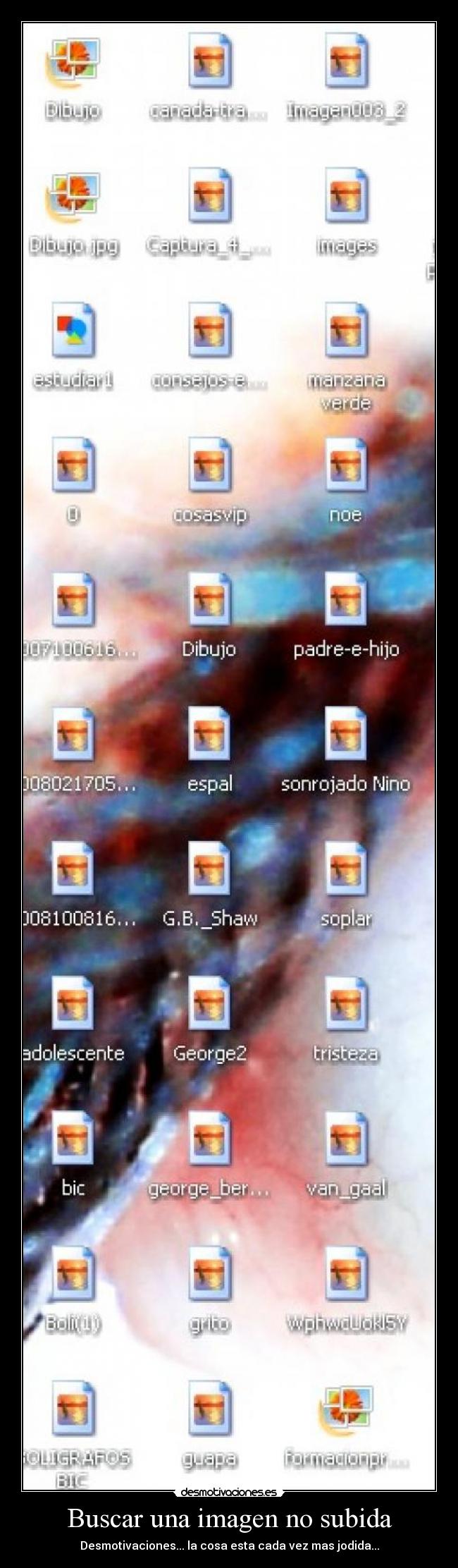 Buscar una imagen no subida -