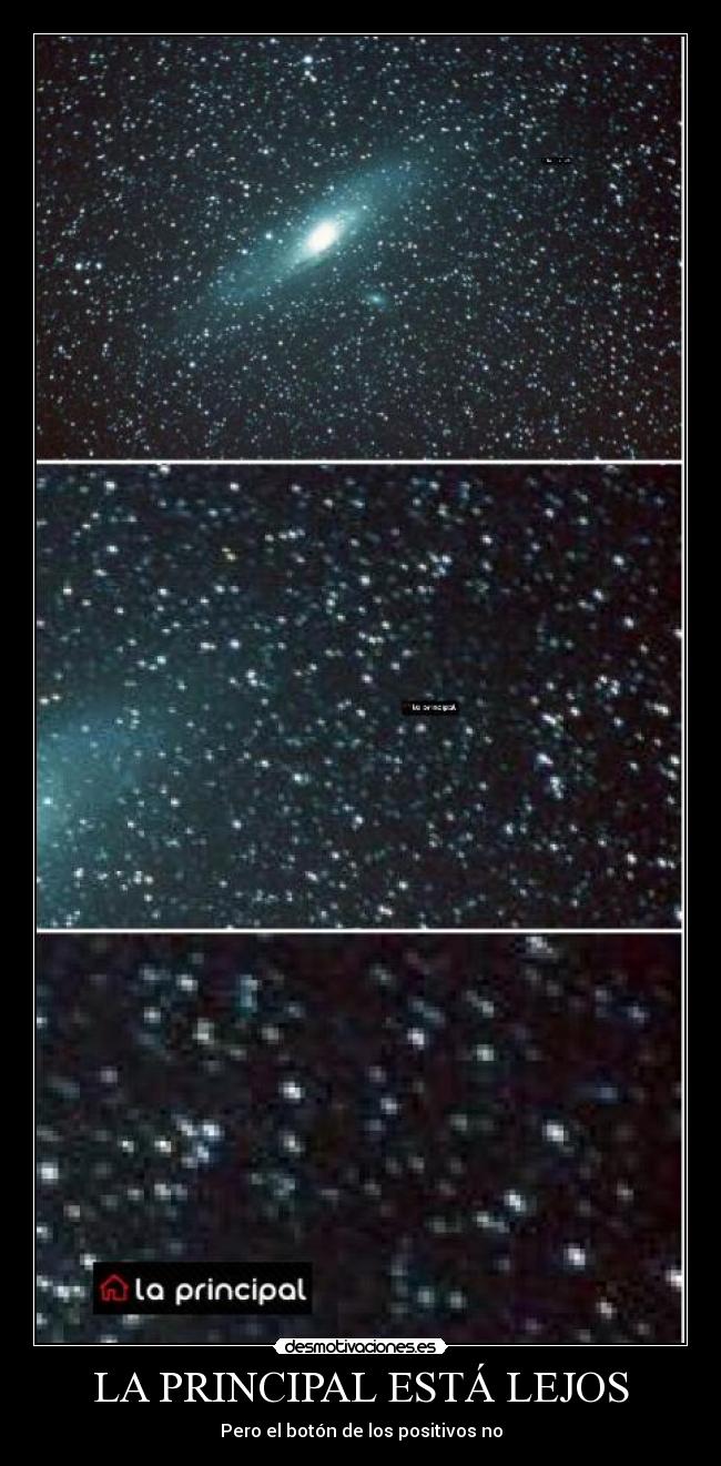 LA PRINCIPAL ESTÁ LEJOS -