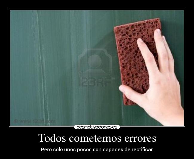 carteles errores aprende desmotivaciones