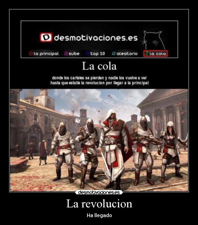 carteles revolucion desmotivaciones