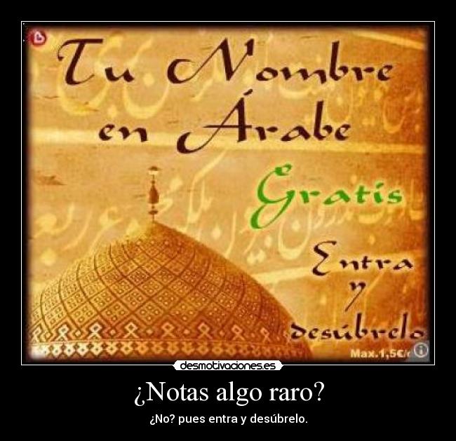 ¿Notas algo raro? - ¿No? pues entra y desúbrelo.