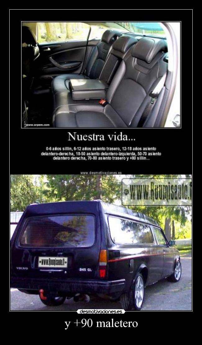 y +90 maletero -