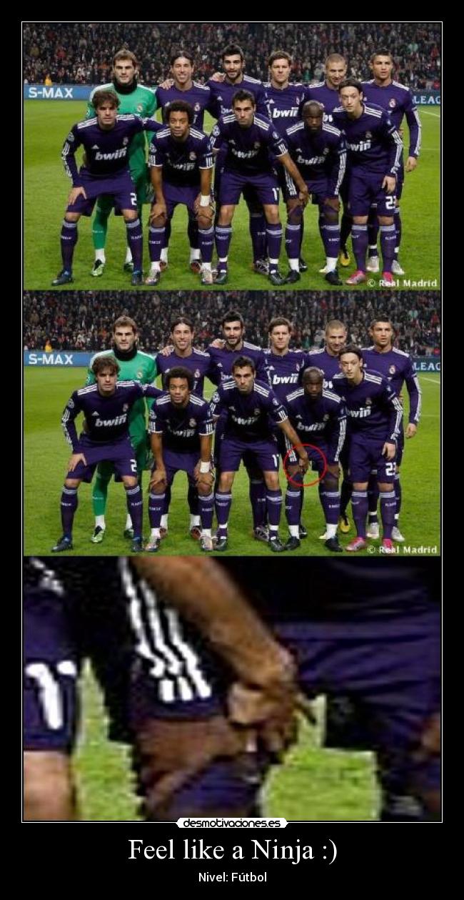 Feel like a Ninja :) - Nivel: Fútbol