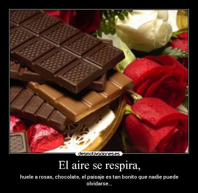 El aire se respira, -