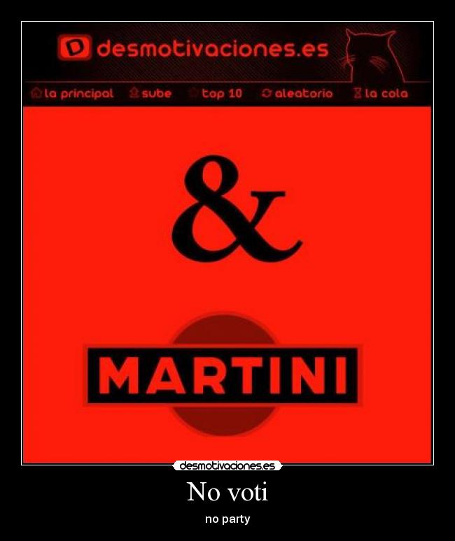 No voti - no party
