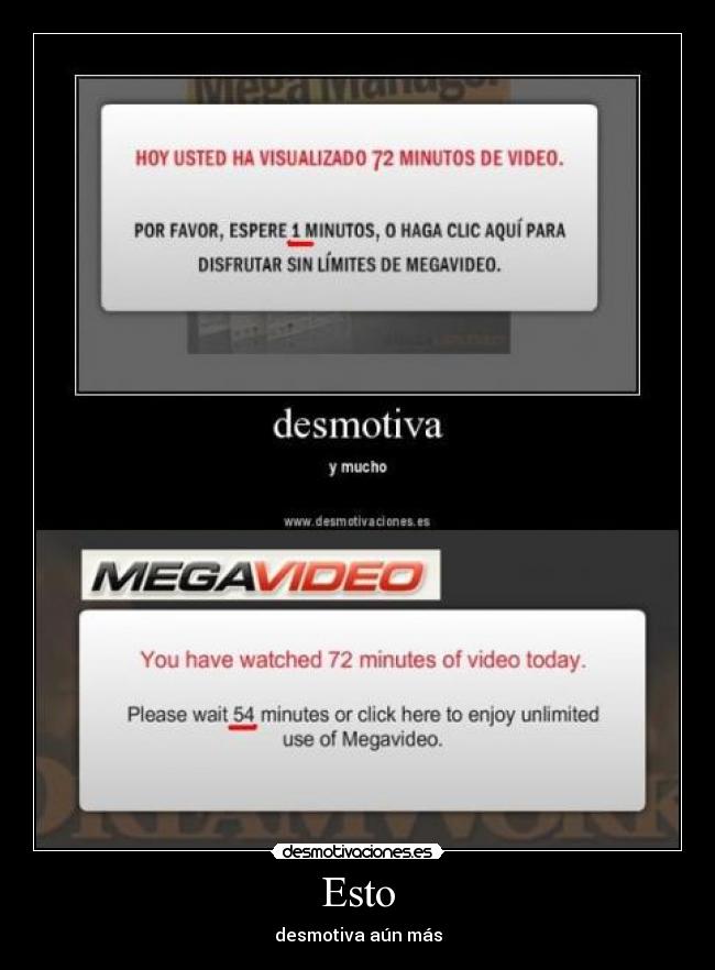 Esto - desmotiva aún más