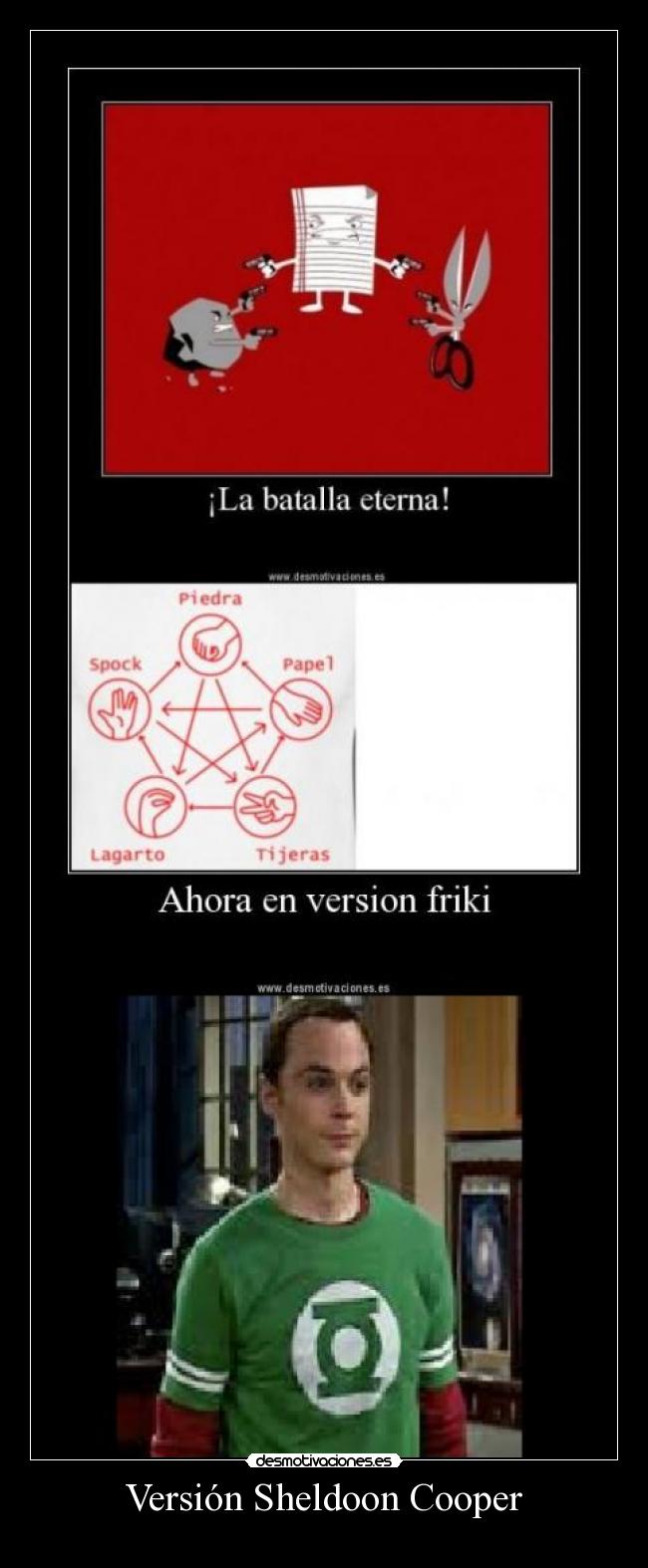 Versión Sheldoon Cooper - 