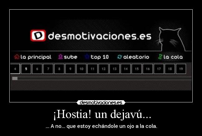 ¡Hostia! un dejavú... -