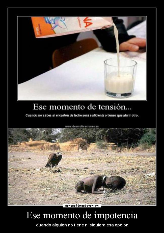 carteles leche hambre tension momento africa desmotivaciones