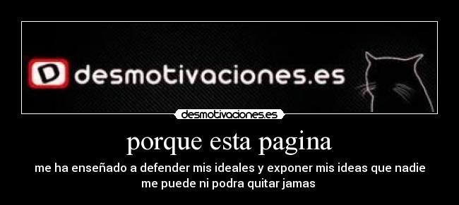 porque esta pagina -