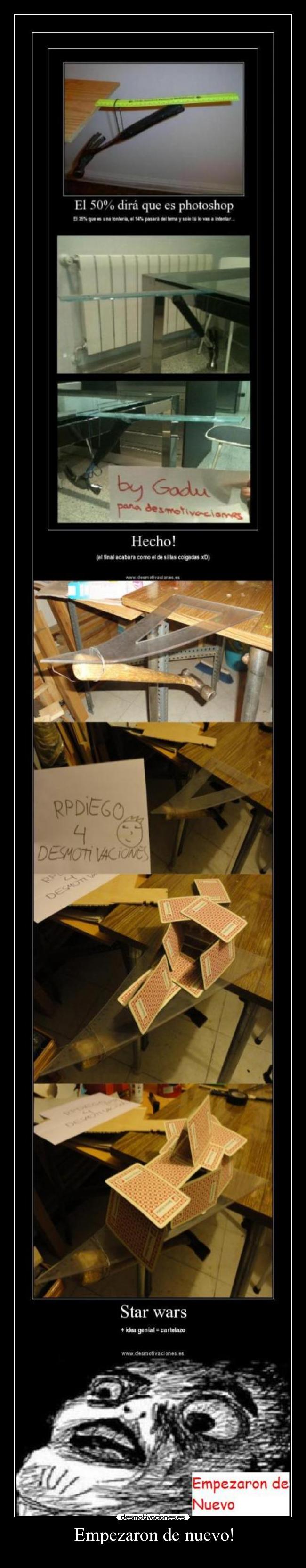 Empezaron de nuevo! -